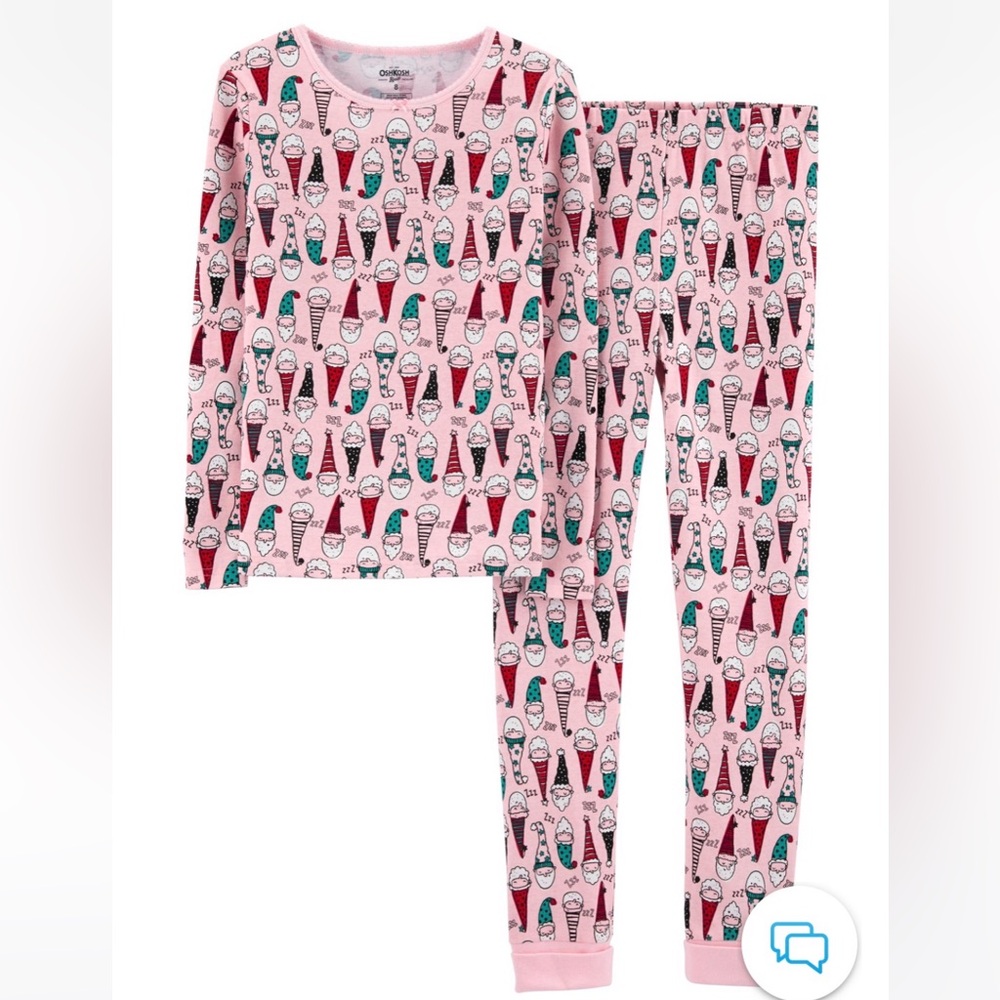 NWT Oshkosh Christmas Holiday Elf / Gnome Pj pajama set 🎅